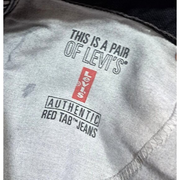 Vtg Levis 560 Y2K Jeans Womens Size 8 Regular S Loose Fit Straight Leg  Black 90 - Picture 8 of 8